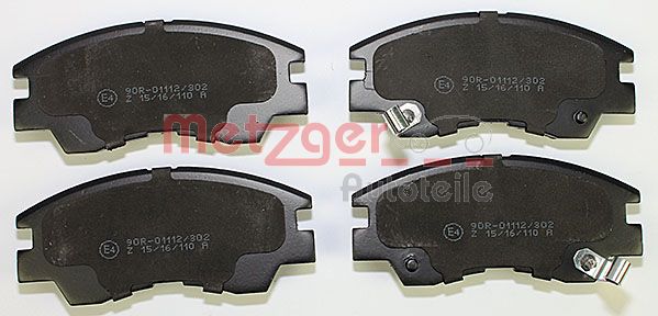 METZGER 1170600 Bremsbelagsatz, Scheibenbremse